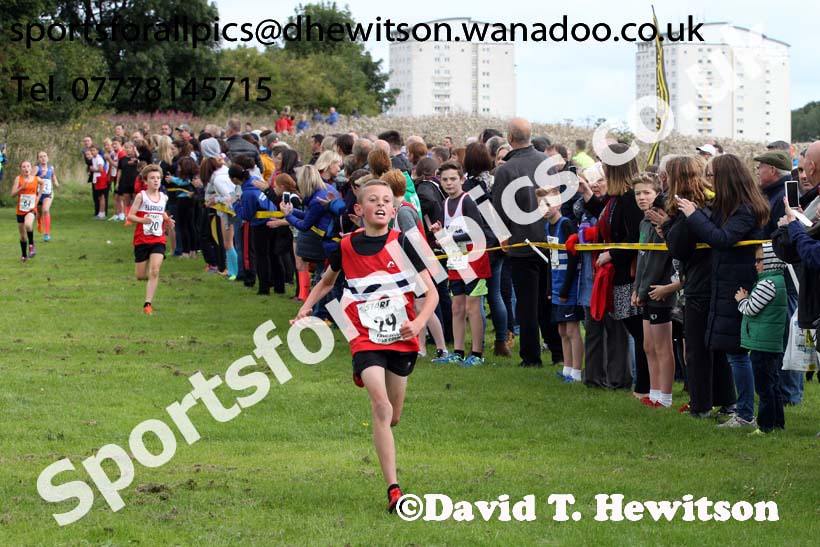 Under-11s Sunderland Harriers Open Cross Country. Photo: David T. Hewitson/Sports for All Pics